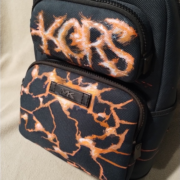 Authentic NWT Michael kors Mens kent backpack “fire & ice” Collection LTD ED - Picture 3 of 6